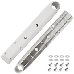 Earthtec deck support front view showing mount and stability benefits