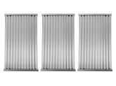 EasiBBQ front view of emitter plate set showing fit and shape for Char-Broil