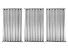EasiBBQ front view of emitter plate set showing fit and shape for Char-Broil