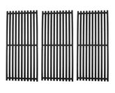 EasiBBQ front view of three cast iron grates showing fit and coverage benefits