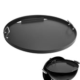 EasiBBQ front view of full-size griddle insert showing fit and finish with easy placement benefit
