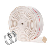 Eastrans front view of 2in x 100ft hose showing label and full coil for instant identification and durability
