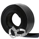 Eastrans front packaging showing 1.5in x 50ft heavy duty hose benefit durable