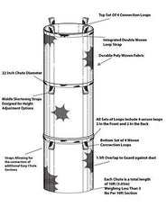 Easy Chute woven polypropylene close-up illustrating abrasion resistance
