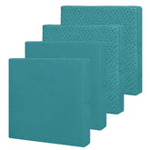 Easy-Going teal front view showing neat four-pack covers and clean appearance