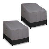 Easy-Going front view showing two chair covers protecting furniture