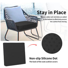 Easy-Going non-slip backing close-up keeping covers securely in place