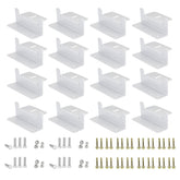 ECO-WORTHY front packaging showing 16 Z brackets and included screws for quick identification and purchase benefit