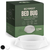 ECOPEST front packaging showing 12 chemical-free interceptor traps and benefits