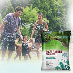 EcoSmart granules close-up texture showing even, easy-to-spread particles