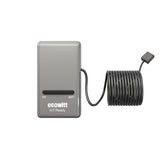 ECOWITT GW1200 front view showing compact gateway and indoor sensor, clear monitoring benefit