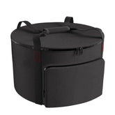 EddHomes carrying bag front view protecting firebowl, shows durable protection