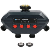 Eden 93443 front view mounted on faucet showing compact control and easy access