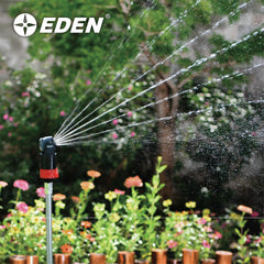 Eden detalle de boquilla multipatrones para control de riego