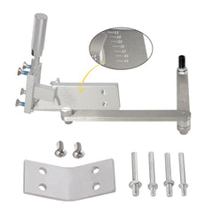 Edicapo sharpener kit front view showing compact bench mount and finish for durable sharpening