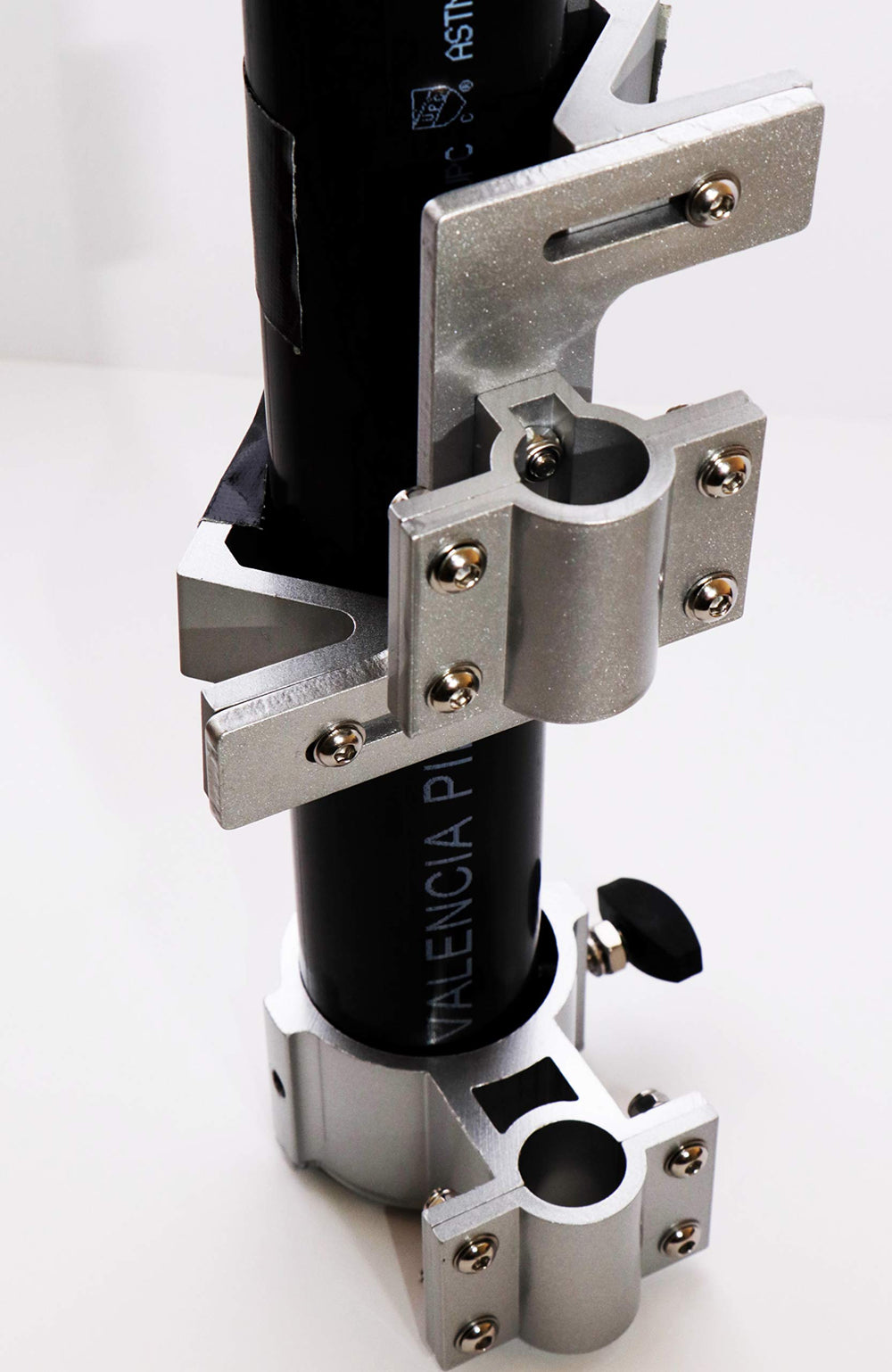 EEZ RV Products front view of ladder mount showing compact secure hold