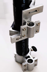 EEZ RV Products front view of ladder mount showing compact secure hold