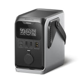 EF ECOFLOW TRAIL 300 DC front view showing compact design and clear controls for portable power