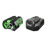 EGO Power+ front view battery showing compact pack and ready-to-install benefit