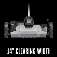 EGO Power+ three-position depth lever detail for controlled raking depth