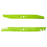EGO Power+ front view of 21-inch blade pack showing fit and genuine parts benefit