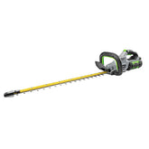 EGO POWER+ front view showing 24-inch blades and balanced design for comfortable trimming