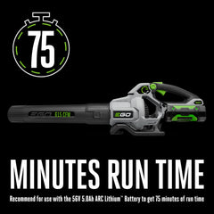 EGO Power+ motor venting close-up showing brushless motor durability benefit