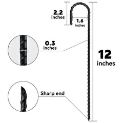 EISENSP close-up of pointed tip demonstrating easy ground penetration and stability