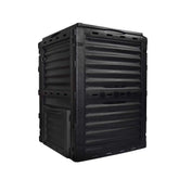 EJWOX front view of 80 gallon composter showing capacity and shape, ideal for large gardens