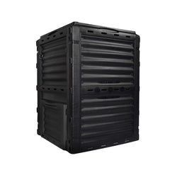 EJWOX front view of 80 gallon composter showing capacity and shape, ideal for large gardens