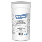 Elanco Agita 10 WG front view jar showing label and dosage benefits