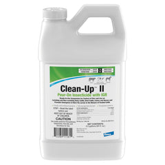 Elanco Clean-Up II jug front label showing product identity and benefits