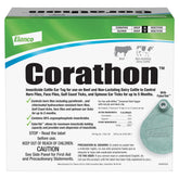 Elanco Corathon box front showing product and 20 tags benefit easy stocking
