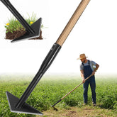 ElaraBerry front view showing triangle blade and long handle for efficient weeding
