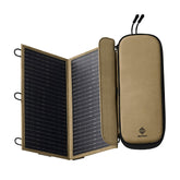 ELECOM NESTOUT folded beige panel showing compact packability and travel convenience