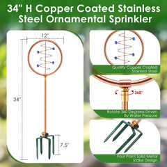 ElectricWise close-up of copper-coated stainless steel finish for lasting corrosion resistance