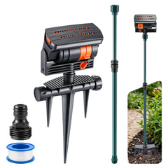 ElectricWise front view showing sprinkler mounted and even coverage benefit