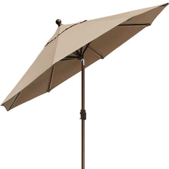 EliteShade ribs and 1.5-inch steel pole frame structure offering heavy-duty support