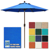 EliteShade royal blue front view showing full canopy shade and durable look