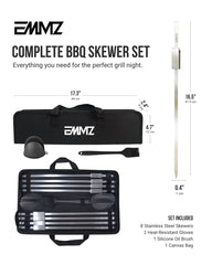 EMMZ removable slider and sharp tip close-up for easy food removal benefit