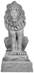Emsco Group guardian lion front view showing regal pose and curb appeal