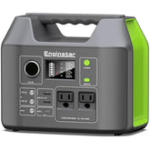 EnginStar front panel view showing ports and portable convenience