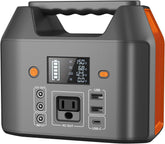 EnginStar front panel showing outlets and status lights for easy power access