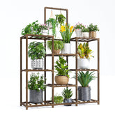 EnHomee front view full stand showing tiered plant display and capacity