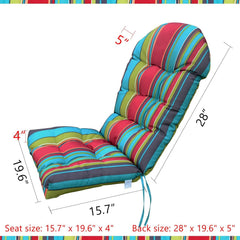 Enipate fabric ties and back strap detail keeping cushions securely fastened