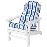 Enipate front view of high-back Adirondack cushion showing tailored fit and comfort