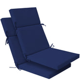 Enipate front view of pair of high-back cushions showing fit and comfort