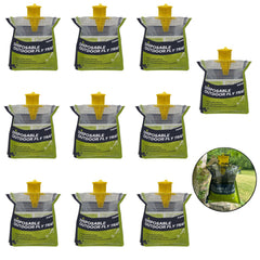 Enposmre front packaging showing 10-pack ready-to-use fly traps and benefits