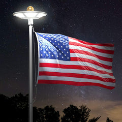 enrybia mounted on a flagpole demonstrating easy installation benefit