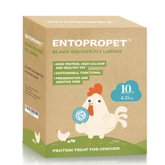 Entopropet front packaging 10 lb bag showing brand and bulk size benefit